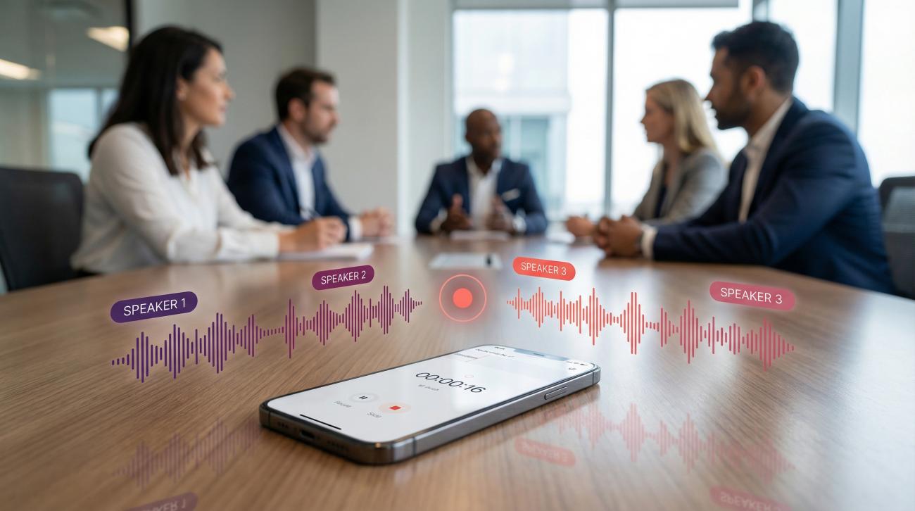 Vergaderingen en gesprekken opnemen, transcriptie maken, samenvatten en automatiseren