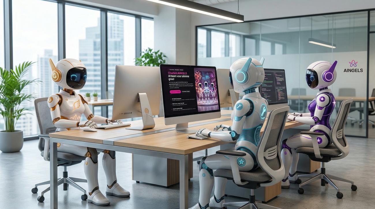 Onze AI agents bouwen zelf hun eigen website